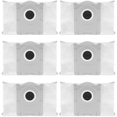 Imagem de 6 sacos de pó para aspirador de pó Ecovacs Deebot X9 PRO OMNI/X8 PRO OMNI/T80 OMNI/T50 MAX PRO OMNI/T50 PRO OMNI/T50 OMNI/T30C