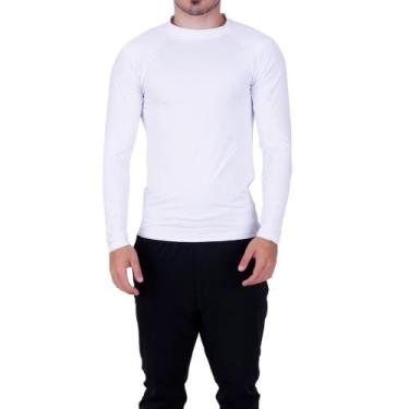Imagem de Blusa Fitness Térmica Segunda Pele Proteção Solar UV 50+ Masculina - c