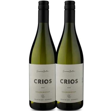 Imagem de Kit 2 Garrafas Vinho Branco Susana Balbo Crios Chardonnay 750ml