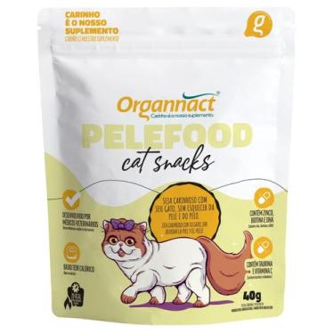 Imagem de Pelefood Cat Snacks para Gatos 40g - Organnact