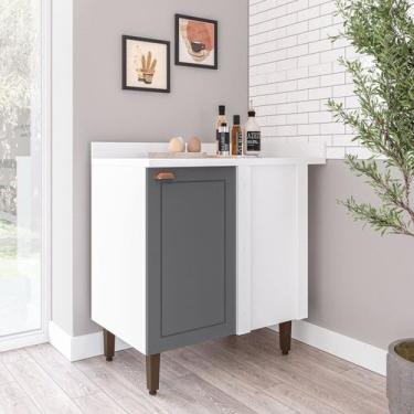 Imagem de Balcão de Canto 90cm X 94cm Pérola Yescasa