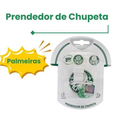 Imagem de Prendedor de Chupetas Times Corinthians, São Paulo,Palmeiras - Kids Go