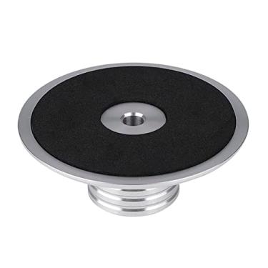 Imagem de YOUTHINK Estabilizador de Metal Estabilizador de Disco Ajustável para Tocadores de Discos de LP e CD Players por Entusiastas da Música (Prata)