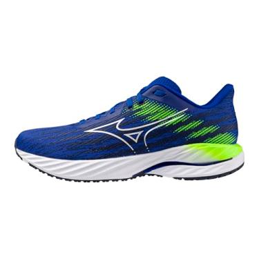 Imagem de Mizuno Tênis de corrida masculino Wave Inspire 21, Reflex azul-branco, 41