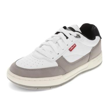 Imagem de Levi's Tênis feminino La Jolla Lo, Branco/Cimento/Preto, 40