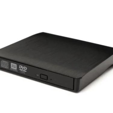 Imagem de Leitor Gravador Cd Dvd Externo Usb Para Computador E Notebook Cor Preto