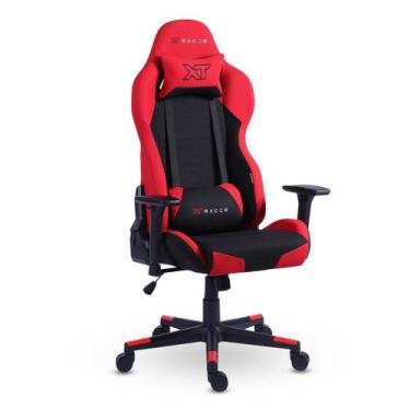 Imagem de Cadeira Gamer Xt Racer Defender - Preta E Vermelha, Gamer, Preto, Nylo