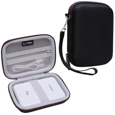 Imagem de LTGEM Capa rígida para impressora fotográfica Canon Ivy 2 Mini/Ivy Mini e Canon Ivy CLIQ CLIQ 2 CLIQ 2 CLIQ + 2 impressoras de câmera instantânea (preto + cinza)
