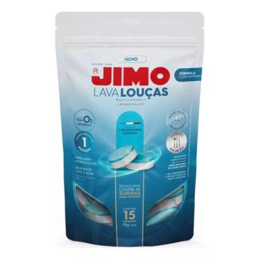 Imagem de Detergente De Lavar Louças Jimo 15 Pastilhas 15g S/ Fosfato