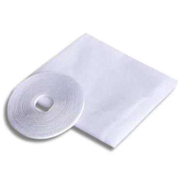 Imagem de Tela Mosquiteira para Janela em Poliéster Anti Insetos | Contra Mosquitos, Moscas e Pernilongos | Removível e Recortável (1,50m x 1,80m)