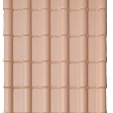 Imagem de Kit com 15 Telhas Pvc Colonial 3,30m X 0,88m X 1,7mm 6 Ondas com Kit Fixação Lux Telhas Marfim