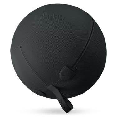 Imagem de Bala Bola de equilíbrio – Cadeira de exercício para ioga, pilates, barra, fortalecimento do núcleo e fisioterapia – Equipamento de ginástica feminino e acessórios de treino – carvão