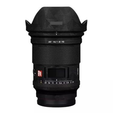 Imagem de AF 16 1.8 Anti-Scratch Camera Lens Sticker Coat Wrap Protective Film Skin Cover para Viltrox AF 16 mm F1.8 apto para Sony Mount (Triângulo Preto)