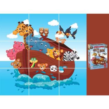 Imagem de QUEBRA-CABECA Madeira ARCA de Noe 9 Pecas - Coluna