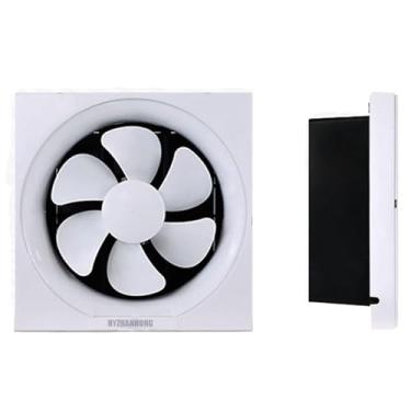 Imagem de 12 inches,6 polegadas/8 polegadas/10 polegadas exaustor de ventilação silencioso, circulação de ar doméstica operação silenciosa, para cozinha, parede poderosa ou exaustor de janela