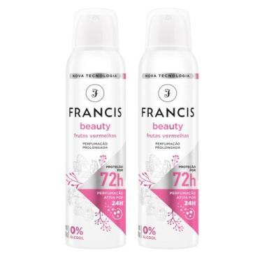 Imagem de Kit 2 Desodorante Francis Beauty Frutas Vermelhas Aerosol Antitranspir