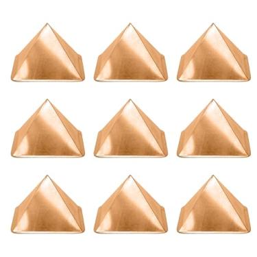 Imagem de TREE MAISON CORONATING HOMES Pirâmide curva oca de cobre puro | 5 cm | Pacote com 1 | Aumente a energia positiva para Vastu | Energia para vibrações em casa, escritório | Remédios poderosos de energia