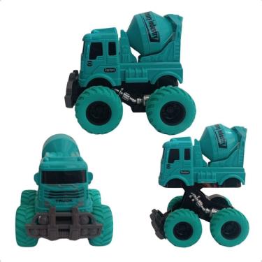 Imagem de Brinquedo Caminhão Construção Fricção Infantil Colorido