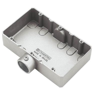 Imagem de Condulete Triplo Tipo ""ET"" sem Tampa e com Rosca BSP de 3/4"" Polegadas - 56112032 - TRAMONTINA