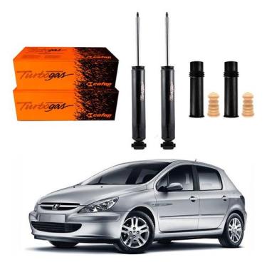 Imagem de Kit Amortecedor Traseiro 307 1.6 2002 A 2006 - Cofap