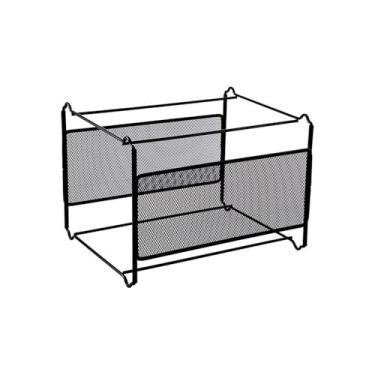 Imagem de Organizador de arquivos de mesa Acessórios de mesa metal, pasta arquivo suspensa malha, suporte para documentos, organizador(Grande)