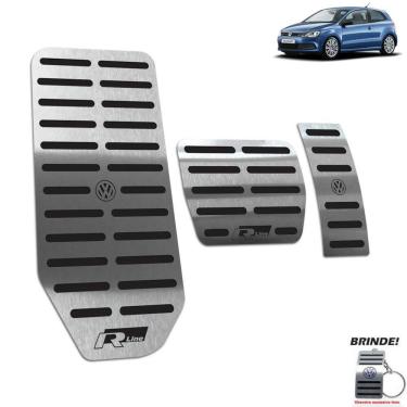 Imagem de Descanso Pedaleira Automático Preto Polo R-Line 2003 a 2015