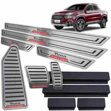 Imagem de Pedaleiras Descanso Soleiras Preto Toro Volcano 2016 a 2021