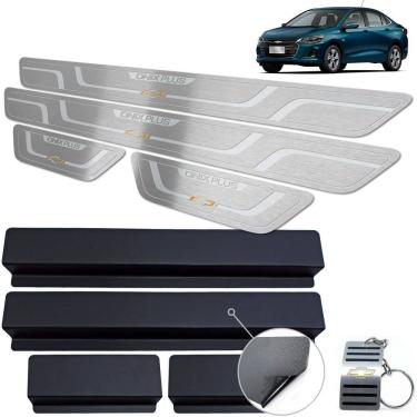 Imagem de Soleira Chevrolet Onix Plus 2020 Prata Baixo Relevo