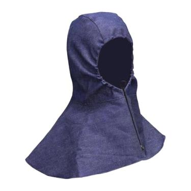 Imagem de MERIGLARE Capuz de soldagem, touca de soldador, xale de soldagem, chapéu, proteção de pescoço, capuz lavável, capa de cabeça inteira, proteção para corte e, Style C