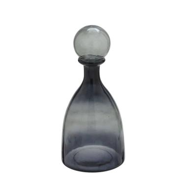 Imagem de Garrafa Decorativa Petrovick Fumê 28Cm