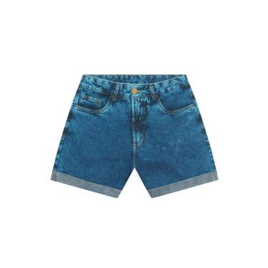Imagem de Shorts Jeans Feminino Essendi Azul Claro