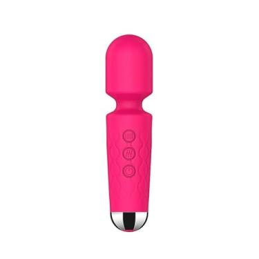 Imagem de Mini varinha magica perfeita p bolsas Vibrador Varinha Magica Recarregavel 20 Modos 8 Intensidades