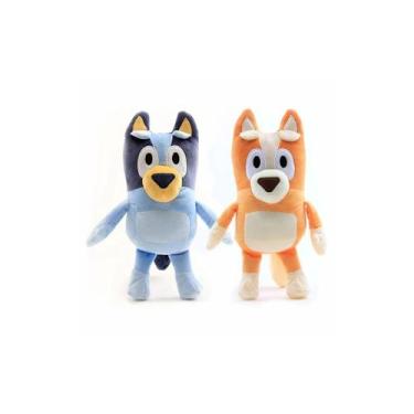 Imagem de Conjunto de brinquedos de pelúcia Bluey and Bingo Disney Junior 28cm -