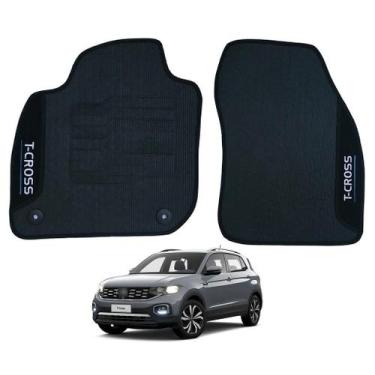 Imagem de Jogo Tapete Borracha Bordado Para Tcross 19 20 21 2022 2023 - Ecotap