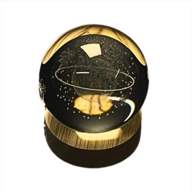 Imagem de Abajour Led Luminaria De Mesa Galaxy Lights Bola De Cristal - FWB