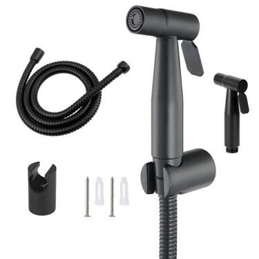 Imagem de Ducha Higienica Banheiro Box Chuveirinho Lavabo Privada Mangueira Flexivel Higienizaçao Casa Apartamento Limpeza