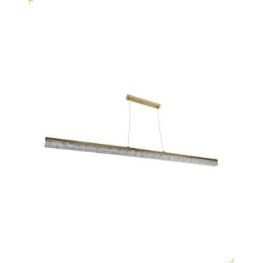 Imagem de Luminária Pendente Linear Moderno Luxo de 1 Metro com 3 Tonalidades Il