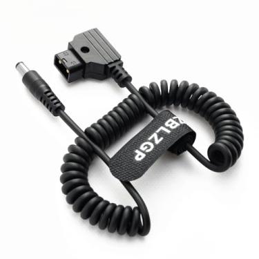Imagem de ZBLZGP Cabo Power Tap D Tap para 2.1 DC 12v para monitores LCD KiPRO Lectrosonic Atomos Shogun Inferno (reto 2.1DC)