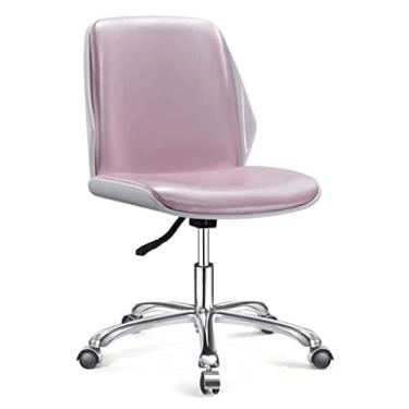 Imagem de Cadeiras de secretária de escritório cadeira de escritório cadeira de secretária ajustável cadeira de computador de couro de madeira cadeiras gerenciais para casa cadeiras executivas minimalistas