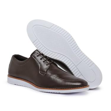 Imagem de Sapato masculino casual oxford derby marrom - JOHN POTTER, 41