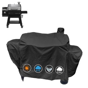 Imagem de Rsipelsk Capa de Churrasqueira para Pit Boss Platinum Laredo 1000 Wood Pellet Smoker Grill, 600D Resistente À Prova D'Água Pitboss Pb1000Pl Substituição Da Capa de Churrasqueira, Design com Zíper, Pre