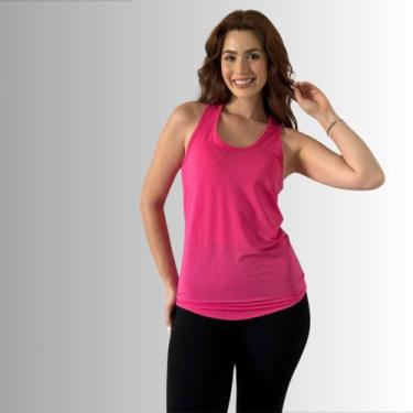 Imagem de Regata Dry Fit Feminina Academia Musculação Fitness - caminhada ,corri