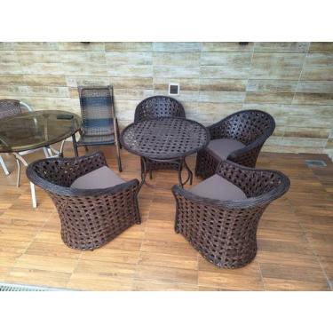 Imagem de Conjunto de Varanda Jardim Área de Lazer Área Gourmet Varanda Fibras