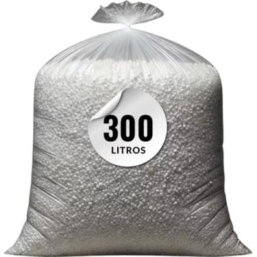 Imagem de Isopor em Flocos para Enchimento, 300 Litros, Material Reciclável, Isolamento Térmico e Acústico, Ideal para PUFs, Almofadas, Concreto Leve e Artesanato