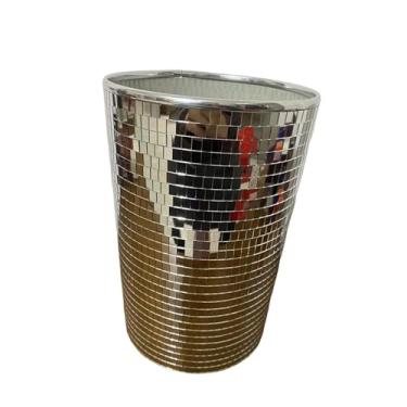 Imagem de IEUDNS Balde de gelo de vidro para garrafas, recipiente para vinho, balde resfriador de bebidas para bar e casamento.