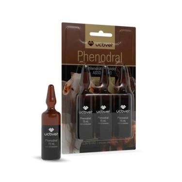 Imagem de Phenodral Injetável Tonico Ucb 15 ml com 3 - Ucb vet
