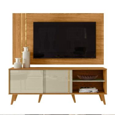 Imagem de Combo Painel De Tv 60 Polegadas + Rack Cronos - 7 Decor Cumaru E Opala