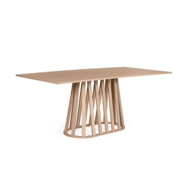 Imagem de Mesa De Jantar Retangular 8 Lugares 200x90cm Gabi Jade - Straub Web