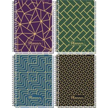 Imagem de Agenda Planner Permanente INFINITY CD Espiral 96 Folhas Pacote com 4 -