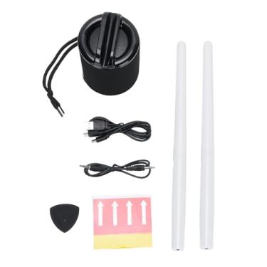 Imagem de Yunseity Conjunto de Bateria de AR Virtual, Kit de Baquetas de AR Elétrico, Kit de Bateria Somatossensorial AR Virtual Portátil Com Alto-falante de Pedal para Iniciantes, Adultos e